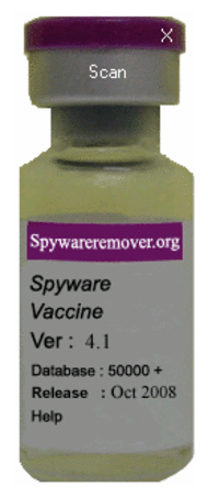 Spyware Vaccine screenshot